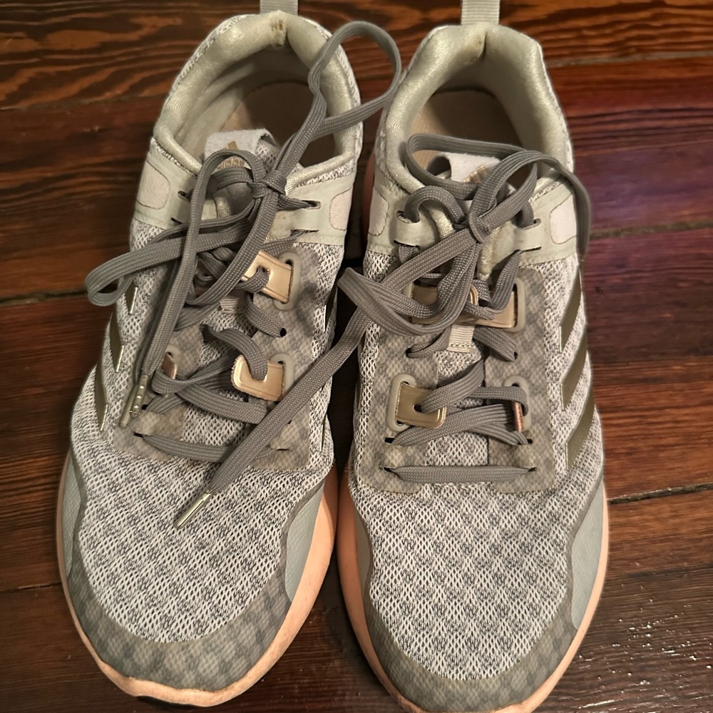 Gray Adidas Running Shoes